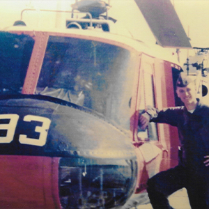 Advanced helicopter training in the iconic UH-1 "Huey" at NAS Whiting Field, Florida, shortly before earning U.S. Navy Wings.