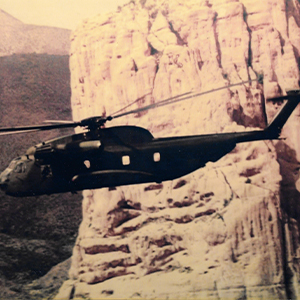 Flying tight formation through an Arizona canyon with fellow Marine aviators—brothers in the air and for life.